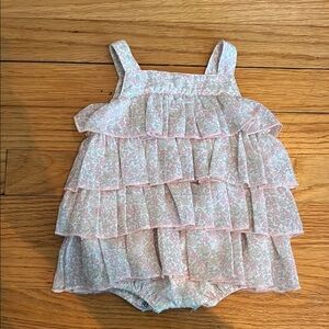 Floral Ruffle Baby Dress